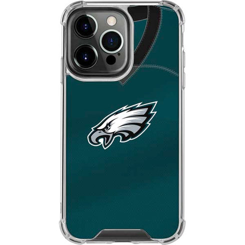 NFL Philadelphia Eagles Team Jersey iPhone 16 Pro Max Clear Case
